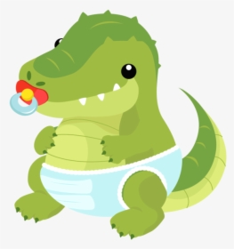 Transparent Crocodile Clipart - Baby Crocodile Cartoon Png, Png Download, Transparent PNG