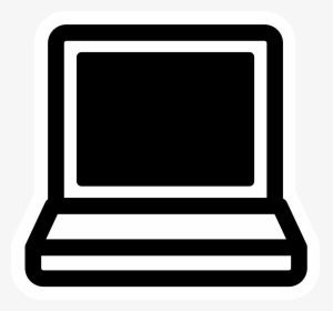 Mono Laptop Clip Arts - Black And White Laptop Clipart, HD Png Download, Transparent PNG