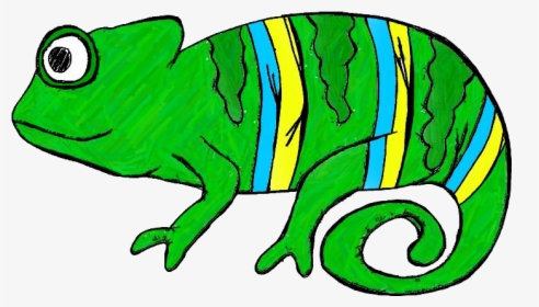 Chameleon Clip Art Clipart Free Clipart - Clip Art Rainforest Animals, HD Png Download, Transparent PNG