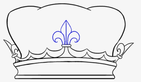 How To Draw Crown - Draw A Crown, HD Png Download, Transparent PNG