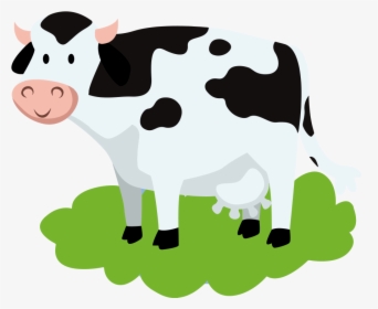 Free Download High Quality Cartoon Cow Png Transparent - Cartoon Transparent Background Cow Png, Png Download, Transparent PNG