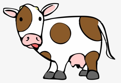 Cartoon Cow Png - Fat Cow Clip Art, Transparent Png, Transparent PNG