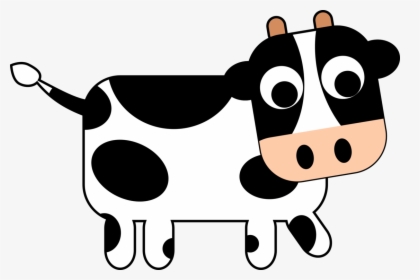 Head,artwork,dairy Cow - Cartoon Farm Cow, HD Png Download, Transparent PNG