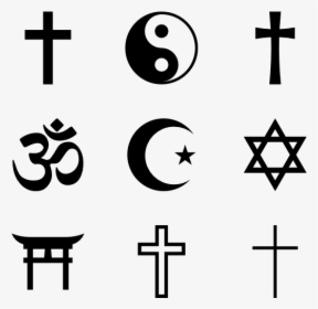 Religion Symbols 50 Free Icons - Islam Hinduism And Buddhism, HD Png Download, Transparent PNG