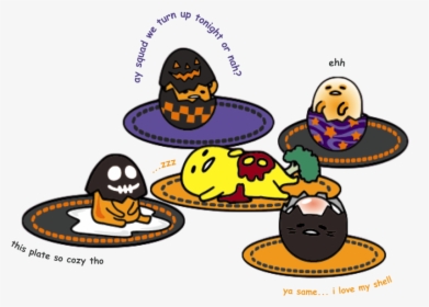 Source Gudetama The Lazy Egg Halloween Sanrio Png Gudetama - Gudetama Halloween, Transparent Png, Transparent PNG