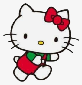 Transparent Hello Kitty Bow Clipart - Hello Kitty White Background, HD Png Download, Transparent PNG