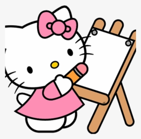 Kitty Clipart Hello Kitty Clip Art Cartoon Clip Art - Hello Kitty Coloring Pages, HD Png Download, Transparent PNG