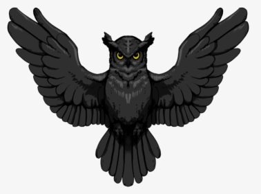 Vector Black And White Library Dark Owl By Joe - Dark Owl Png Transparent, Png Download, Transparent PNG