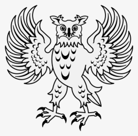 Heraldic Owl, HD Png Download, Transparent PNG