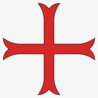 File - Cross Templar - Svg - Equidistant Cross Religious - Order Of The Solar Temple Flag, HD Png Download, Transparent PNG