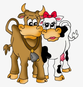 Cows - Transparent Farm Animals Clipart, HD Png Download, Transparent PNG