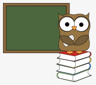 Owl With Books And Chalkboard Clip Art - Regrouping Addition Concept, HD Png Download, Transparent PNG