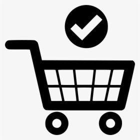 Buy Shopping Cart Approve Ok Tick - Ecommerce Shopping Cart Icon, HD Png Download, Transparent PNG