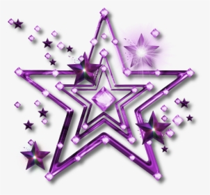 Stars Png - Purple Stars Clip Art, Transparent Png, Transparent PNG