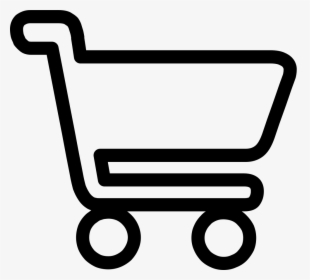 Cart Png Pic - Shopping Cart Icon Png White, Transparent Png, Transparent PNG