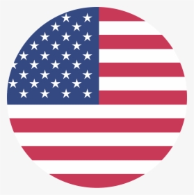 United States Round Flag, HD Png Download, Transparent PNG
