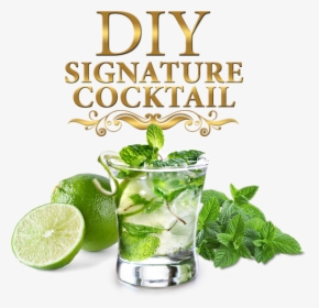 Signature Cocktails - Lime Signature Drink, HD Png Download, Transparent PNG