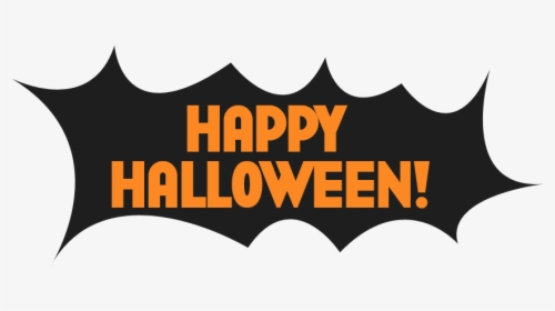 Happy Halloween Black Background Transparent Clipart - Batman, HD Png Download, Transparent PNG