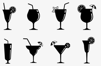 Apple Spice Clipart Mixed Drink - Cocktail Glass Clip Art, HD Png Download, Transparent PNG