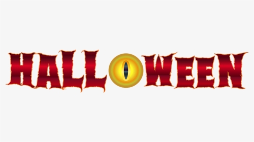 Halloween, Evil Eye, Scary, Spooky, Festive, Typography - Halloween Text Png Vector, Transparent Png, Transparent PNG