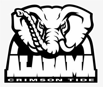 Alabama Crimson Tide Logo Black And White - Alabama Logo Coloring Sheet, HD Png Download, Transparent PNG