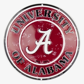 Alabama Crimson Tide Circle Sign - Alabama Football Sign, HD Png Download, Transparent PNG