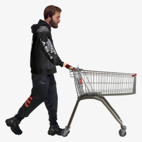 Pewdiepie With Shopping Cart, HD Png Download, Transparent PNG