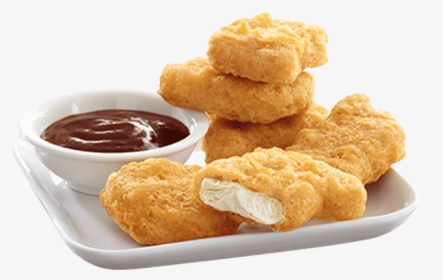 Mcnuggets® 6 Pieces - Chicken Nuggets With Barbecue Sauce, HD Png Download, Transparent PNG
