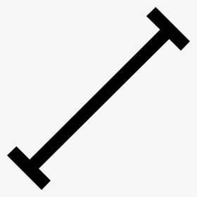 Line Measurement - Measure Line Icon, HD Png Download, Transparent PNG