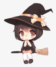 Happy Halloween Chibi Anime Halloween, HD Png Download, Transparent PNG