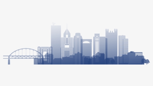 Svg Pittsburgh Skyline Silhouette, HD Png Download, Transparent PNG