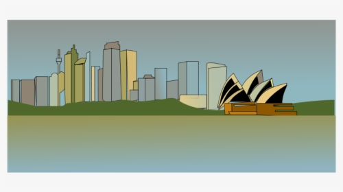 Sydney Skyline Clipart - Clip Art, HD Png Download, Transparent PNG