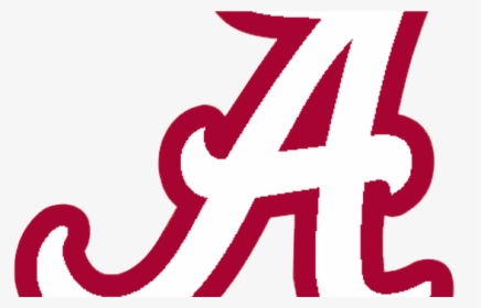 Logo University Of Alabama Crimson Tide White A Red - Alabama Crimson Tide, HD Png Download, Transparent PNG