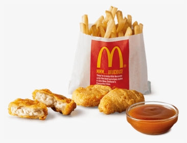 Title - Mcdonalds Chicken Nuggets And Chips, HD Png Download, Transparent PNG