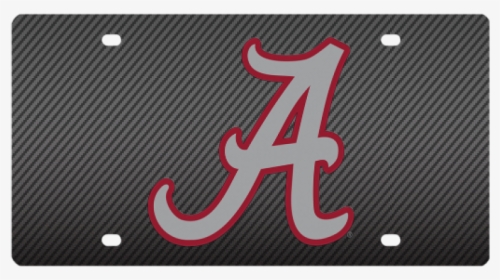 University Of Alabama Crimson Tide Carbon Fiber License - Emblem, HD Png Download, Transparent PNG