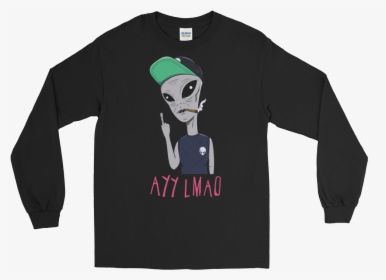 Alien Ayy Lmao Long Sleeve - Adventure Therapy T Shirts, HD Png Download, Transparent PNG