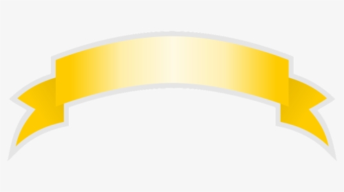 Ribbon, Banner, Curved Ribbon, Arched Ribbon, Award - Orange Yellow Ribbon Clipart, HD Png Download, Transparent PNG
