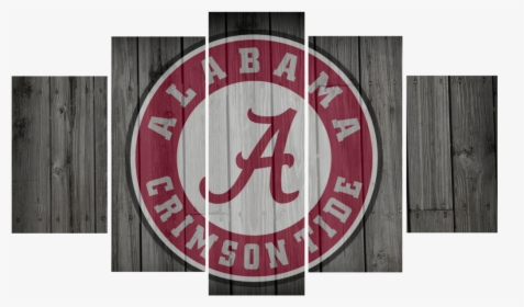 Hd Printed Alabama Football Logo 5 Pieces Canvas - Alabama Crimson Tide, HD Png Download, Transparent PNG