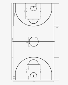 Basketball Court Small Size, HD Png Download, Transparent PNG