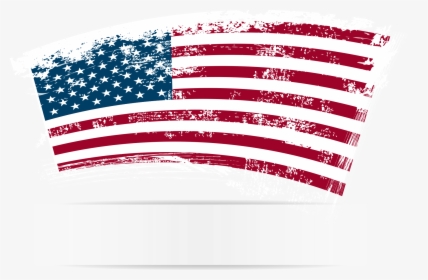 Clip Art American Flag Vector Image - American Flag Vector Png, Transparent Png, Transparent PNG