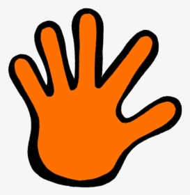 In My Classroom, Anytime We Have To Stop & Jot Or Record - Orange Hand Clip Art, HD Png Download, Transparent PNG