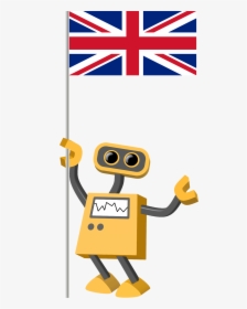 Robot With Stop Sign, HD Png Download, Transparent PNG