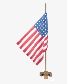 Us Flag On A Wooden Stand - Flag Of The United States, HD Png Download, Transparent PNG