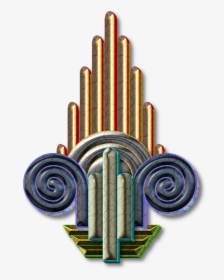 I Gave It A Go And Created This Art Deco - Art Deco Cat Designs, HD Png Download, Transparent PNG