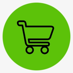 Cart - Shopping Cart Icon Png White, Transparent Png, Transparent PNG