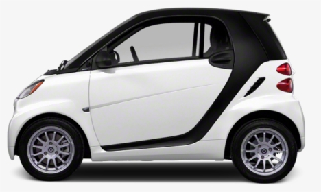 White Smart Car Side View, HD Png Download, Transparent PNG