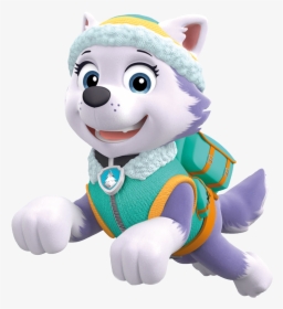 Everest Jumping Paw Patrol Png Png - Everest And Skye Paw Patrol, Transparent Png, Transparent PNG