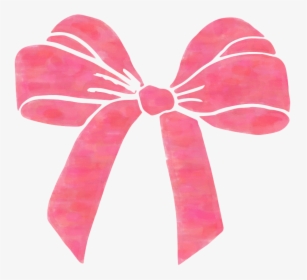 Ribbon Clipart Background - Transparent Pink Bow Png, Png Download, Transparent PNG