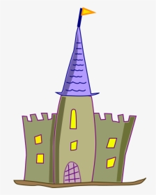 Cinderella Castle Magic Kingdom Clipart Halloween Transparent - Vector Fairy Tale Castle, HD Png Download, Transparent PNG