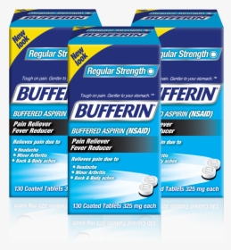 Bufferin Buffered Aspirin 325 Mg, Coated Tablets - Health Care, HD Png Download, Transparent PNG